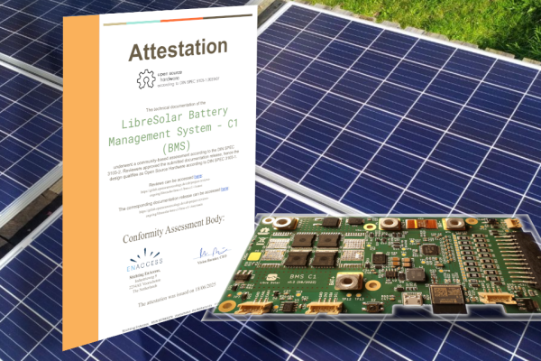 With EnAccess to excellent Open Source Hardware: Focus on the LibreSolar BMS